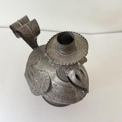 LOT 13K: Vintage Llamas Mexico Brutalist Metal Rooster