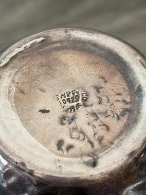 LOT 15K: MPR 925 Sterling Silver Overlay Mexican Motif Iced Tea Glass
