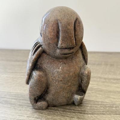 LOT 17K: Stone Carved Rabbit signed by Artist made in Zimbabwe