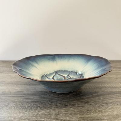 LOT 18K: Art Pottery Bowls: Two Signed