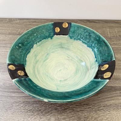 LOT 18K: Art Pottery Bowls: Two Signed