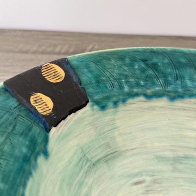 LOT 18K: Art Pottery Bowls: Two Signed