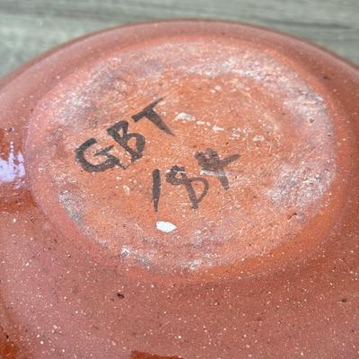 LOT 18K: Art Pottery Bowls: Two Signed