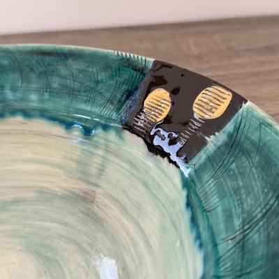 LOT 18K: Art Pottery Bowls: Two Signed