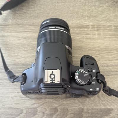 LOT 81K: Canon EOS Rebel XSI DSLR Camera Body w/ Attatched Lens, Manual & Battery Charger