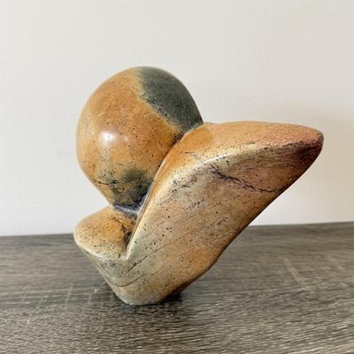 LOT 89K: Artist Singed Carved Stone / Marble Sculptures made in Zimbabwe