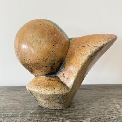 LOT 89K: Artist Singed Carved Stone / Marble Sculptures made in Zimbabwe