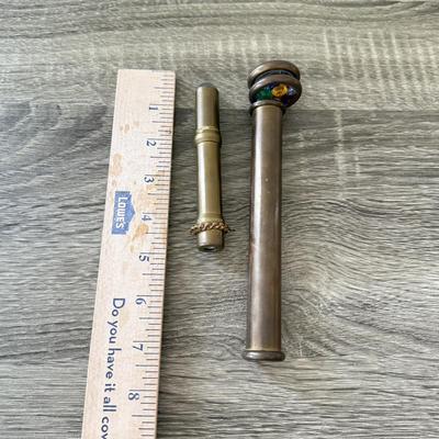 LOT 93K: Vintage Brass Kaleidoscopes