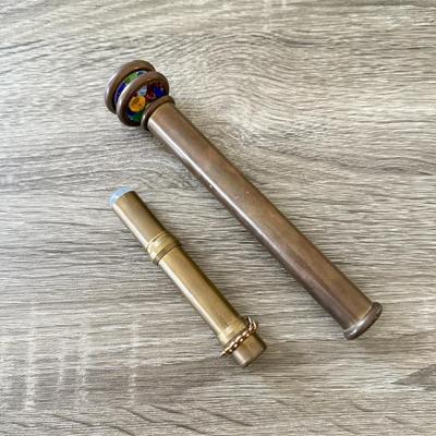 LOT 93K: Vintage Brass Kaleidoscopes