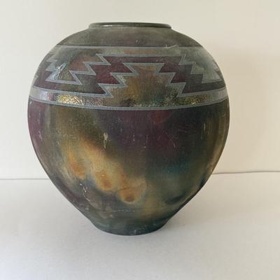 LOT 95K: Large Signed Vase & Small Unmarked Vase