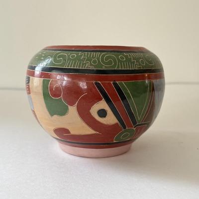 LOT 95K: Large Signed Vase & Small Unmarked Vase