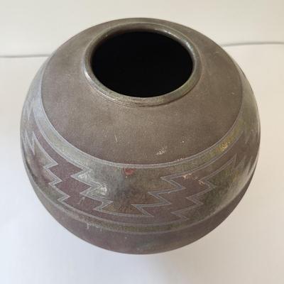LOT 95K: Large Signed Vase & Small Unmarked Vase