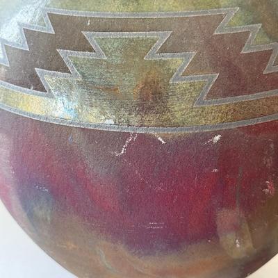 LOT 95K: Large Signed Vase & Small Unmarked Vase