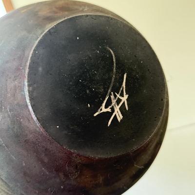 LOT 95K: Large Signed Vase & Small Unmarked Vase