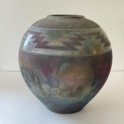 LOT 95K: Large Signed Vase & Small Unmarked Vase