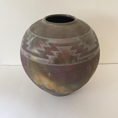 LOT 95K: Large Signed Vase & Small Unmarked Vase