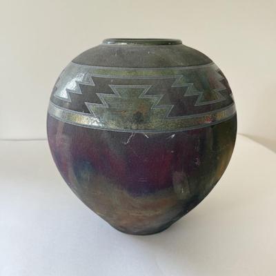 LOT 95K: Large Signed Vase & Small Unmarked Vase