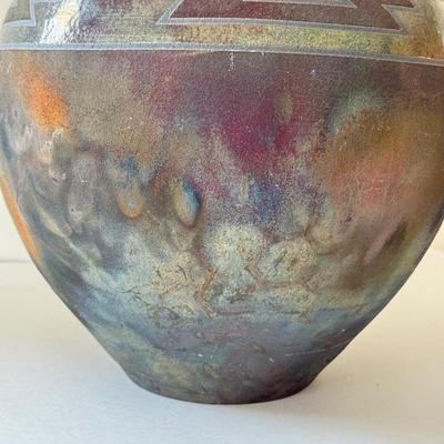 LOT 95K: Large Signed Vase & Small Unmarked Vase