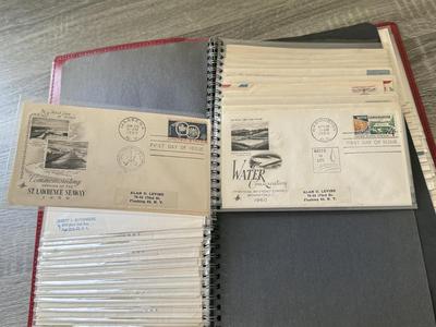LOT 98K: Collection of First Day Stamp Issue Cover Envelopes in Book (1950s)