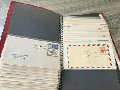 LOT 98K: Collection of First Day Stamp Issue Cover Envelopes in Book (1950s)