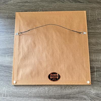 LOT 99K: Signed Lemon Artwork & Ceramic Peach Pitcher