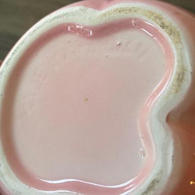 LOT 99K: Signed Lemon Artwork & Ceramic Peach Pitcher