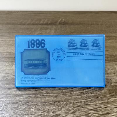 LOT 100K: 1988 First Issue Cover Cable Car Stamp / Envelope