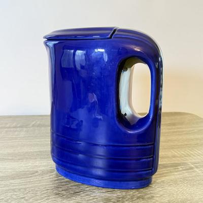 LOT 112K: Vintage Art Deco Cobalt Blue MMA Italy Pitcher