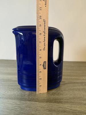 LOT 112K: Vintage Art Deco Cobalt Blue MMA Italy Pitcher