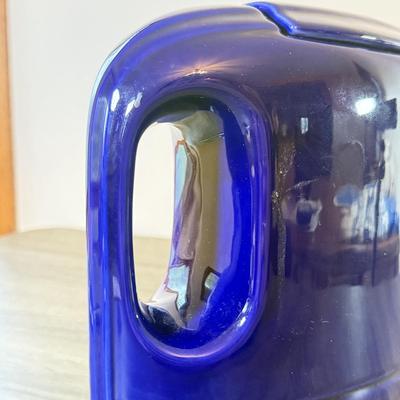 LOT 112K: Vintage Art Deco Cobalt Blue MMA Italy Pitcher