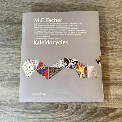 LOT 142K: MC Escher Kaleidocycles Book & Collection of Kaleidoscopes
