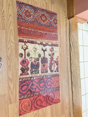 LOT 144K: Wooden Tray Hand Made in Jerusalem & Plastic Placemats from Israel Museum & National Parks Authority