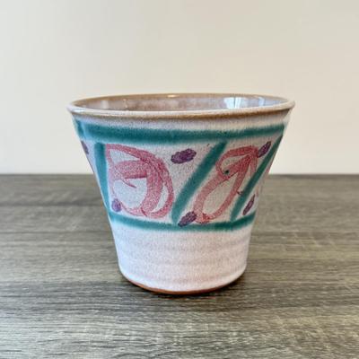 LOT 145K: Flamingo Lounge Dennis East Sign, Wood Flamingo Trinket Box made in India, Signed Pastel Pottery & More