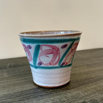 LOT 145K: Flamingo Lounge Dennis East Sign, Wood Flamingo Trinket Box made in India, Signed Pastel Pottery & More