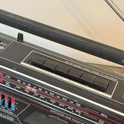 LOT 146F: Sanyo Radio Cassette Player Model M7030