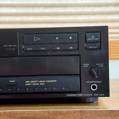 LOT 150F: Sony CD Player Model CDP-C615