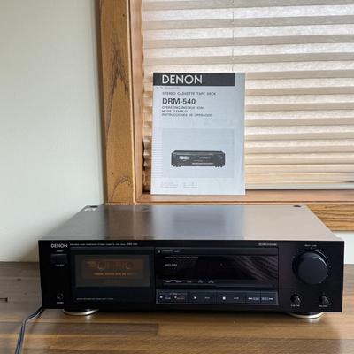LOT 151F: Denon Stereo Cassette Tape Deck Model DRM-540