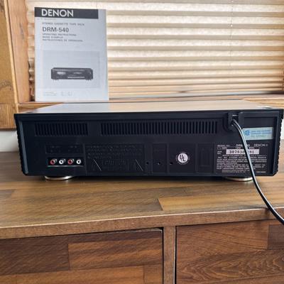 LOT 151F: Denon Stereo Cassette Tape Deck Model DRM-540