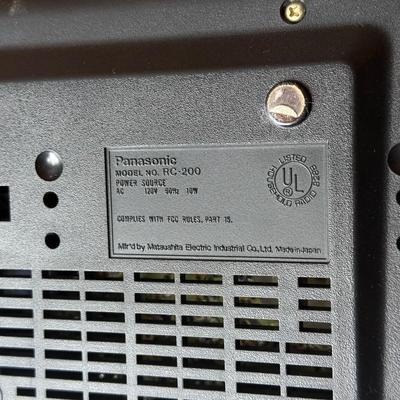 LOT 155F: Vintage Panasonic Clock Radio Model RC 200