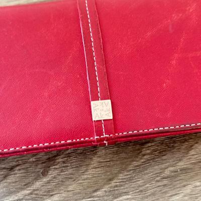 LOT 157K: Red Ladies’ Wallets: Mushroom, Anne Klein & More