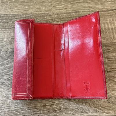 LOT 157K: Red Ladies’ Wallets: Mushroom, Anne Klein & More