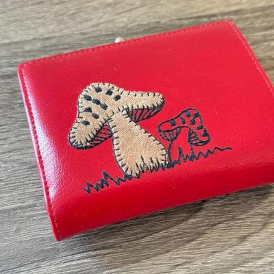 LOT 157K: Red Ladies’ Wallets: Mushroom, Anne Klein & More