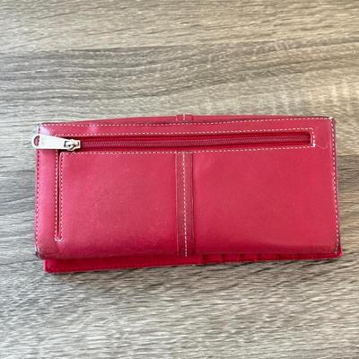 LOT 157K: Red Ladies’ Wallets: Mushroom, Anne Klein & More