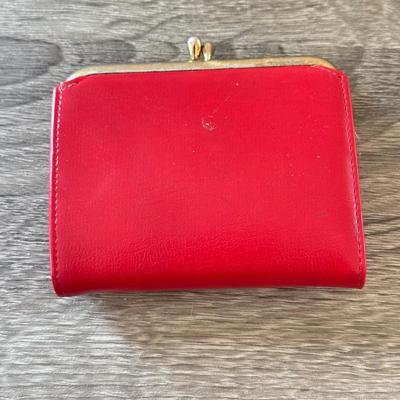LOT 157K: Red Ladies’ Wallets: Mushroom, Anne Klein & More