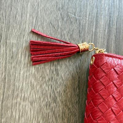 LOT 157K: Red Ladies’ Wallets: Mushroom, Anne Klein & More