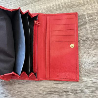 LOT 157K: Red Ladies’ Wallets: Mushroom, Anne Klein & More