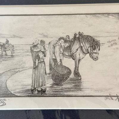 LOT 160: Matted Art Prints w/ Artist Signatures