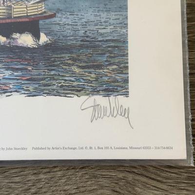 LOT 160: Matted Art Prints w/ Artist Signatures