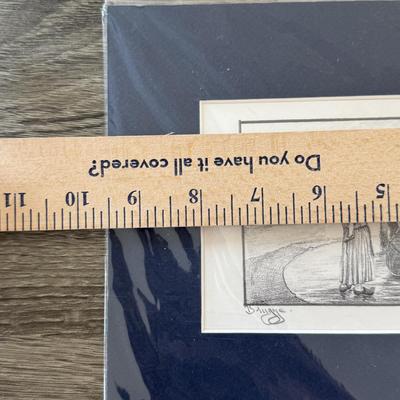 LOT 160: Matted Art Prints w/ Artist Signatures