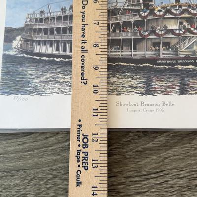 LOT 160: Matted Art Prints w/ Artist Signatures